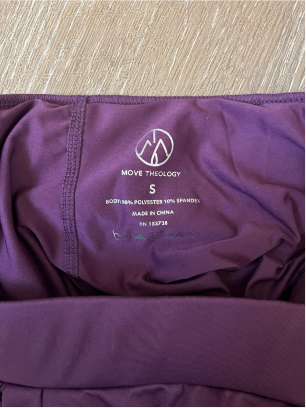 Girls' MOVE THEOLOGY Purple Skater Skirt S - Mini Tennis Skirt - Picture 4 of 10